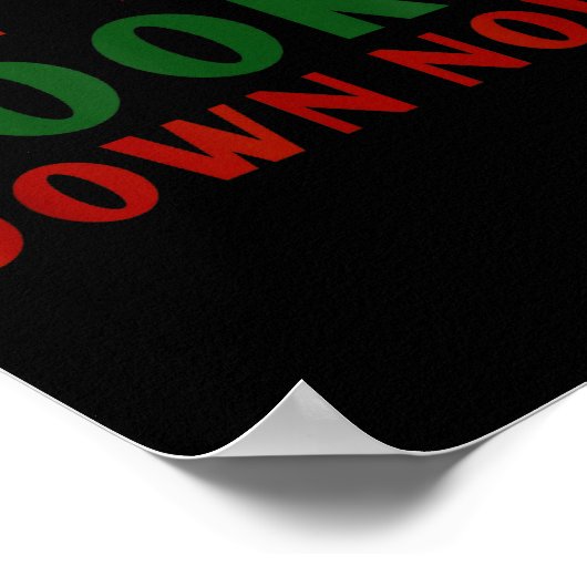 Put That Cookie Down Now Shirt Jingle Funny Christ ポスター (角)