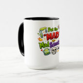 Put the ‘MAD’ in Mad Scientist – Funny Science Mug マグカップ (正面左)