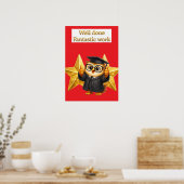 Put the owl, well done fantastic work two gold sta ポスター (キッチン)