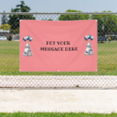 PUT YOUR MESSAGE HERE... BANNER 横断幕 (インサイチュ)