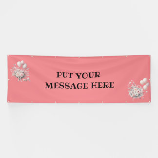 PUT YOUR MESSAGE HERE... BANNER 横断幕