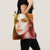 Put Your Photo on the Front and Back of a トートバッグ (クローズアップ)