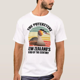 Puteketeke New Zealand's Bird  Tシャツ