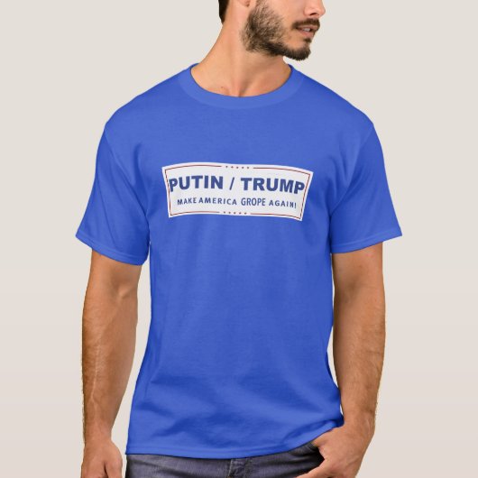 Putinの切札-アメリカを再度模索させます! Tシャツ (正面)