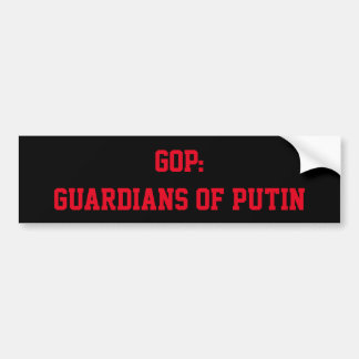 PutinのGOPの保護者 バンパーステッカー