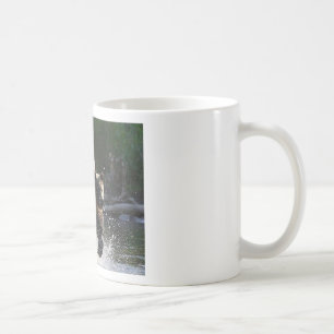 Putinはくまに乗ります! コーヒーマグカップ