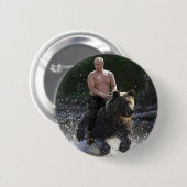 Putinはくまに乗ります! 缶バッジ (正面&裏面)