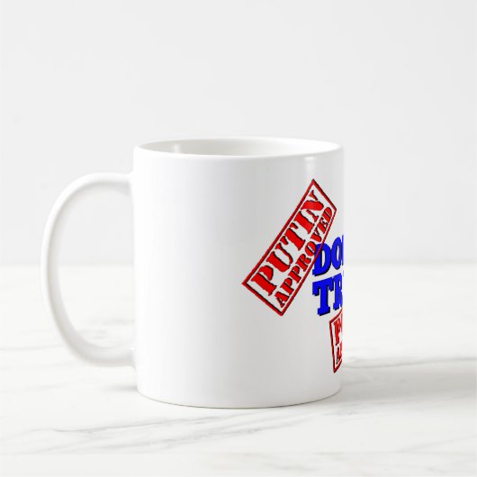 Putinは切札のコーヒー・マグを承認しました コーヒーマグカップ (左)