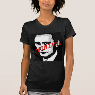PUTINは戦争犯罪者です Tシャツ