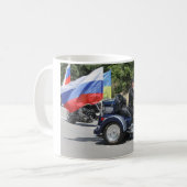 PutinはTrikeに乗ります! コーヒーマグカップ (正面左)