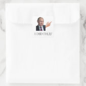 Putin 'I Did That' Sticker スクエアシール (バッグ)