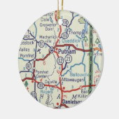 Putnam CTヴィンテージマップ セラミックオーナメント (左)