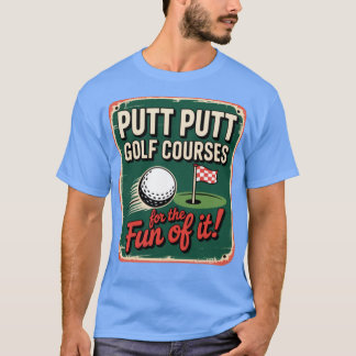 Putt Puttブロクトン(MA) レトロミニゴルフ ヴィンテージ Tシャツ