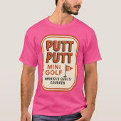 Putt Putt Mini Golf Retro 1980s Tシャツ (正面)