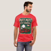 Putt PuttBrockton, MA Retro Mini Golf Vintage Tシャツ (正面フル)