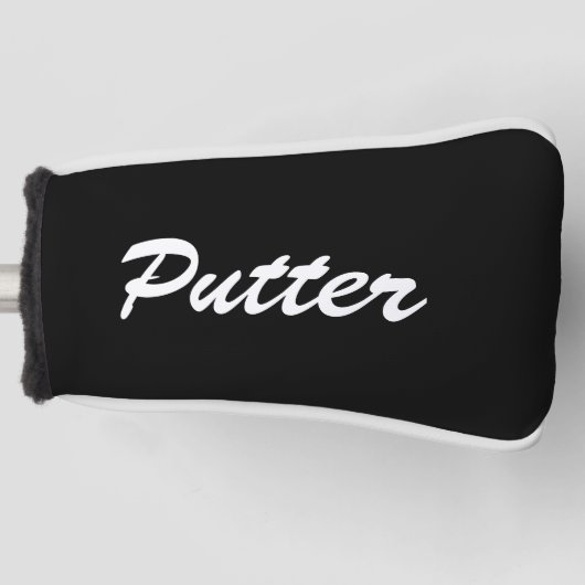Putter ゴルフヘッドカバー (正面)