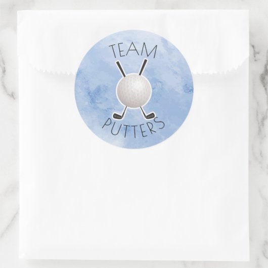 PuttersまたはPearlsの性別によるパーティーの表示 ラウンドシール (バッグ)