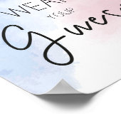 PuttersまたはPearls衣服あなたの推測サイン ポスター (角)