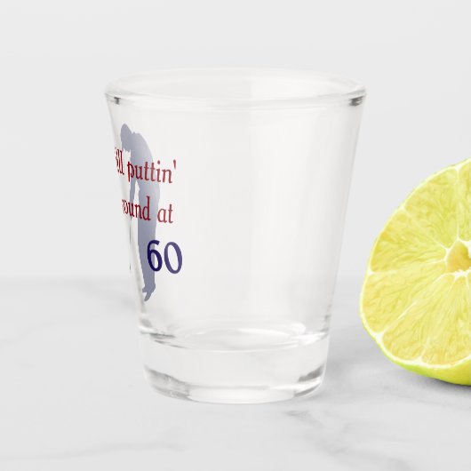 Puttin 60誕生日で ショットグラス (右)