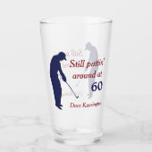 Puttin 60誕生日で タンブラーグラス (正面)