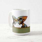 Putting their heads together コーヒーマグカップ (正面左)