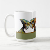 Putting their heads together コーヒーマグカップ (左)