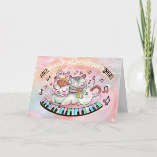 Puurfectの調和! 愛らしい子ネコのバレンタイン! シーズンカード