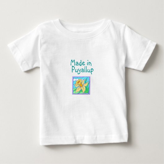 Puyallupで作られる ベビーTシャツ (正面)
