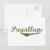 Puyallup革命Tシャツ ポストカード (正面/裏面)