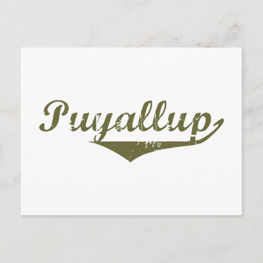 Puyallup革命Tシャツ ポストカード (正面)