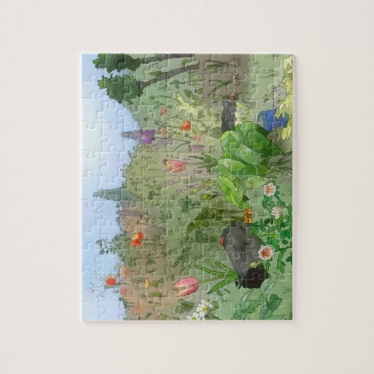 Puzzel Alter Garten ジグソーパズル (縦)