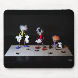 Puzzel humor met de Fubby's. マウスパッド