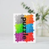 puzzle パズル ポストカード (スタンド正面)