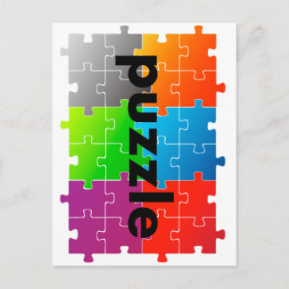 puzzle パズル ポストカード