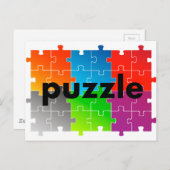 puzzle パズル ポストカード (正面/裏面)
