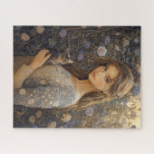 Puzzle 500 Pièces - Jeune fille et son chat ジグソーパズル (横)