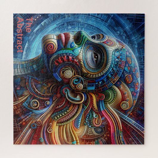 Puzzle - Abstract art ジグソーパズル (横)