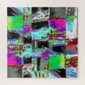 Puzzle – Abstract Grid ジグソーパズル (縦)