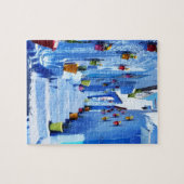 Puzzle “Calles Azules de Chefchaouen” – Marruecos ジグソーパズル (横)