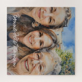 Puzzle carré Souvenir Photo Bonne Fête Maman ジグソーパズル (横)