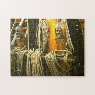 Puzzle - Carved Wooden Capstans ジグソーパズル