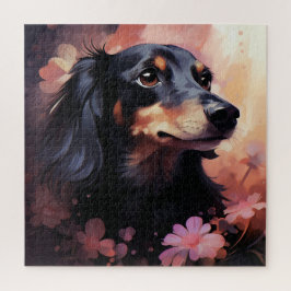 Puzzle Chien Fleur 5 ジグソーパズル