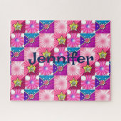 Puzzle comic super hero personalized ジグソーパズル (横)