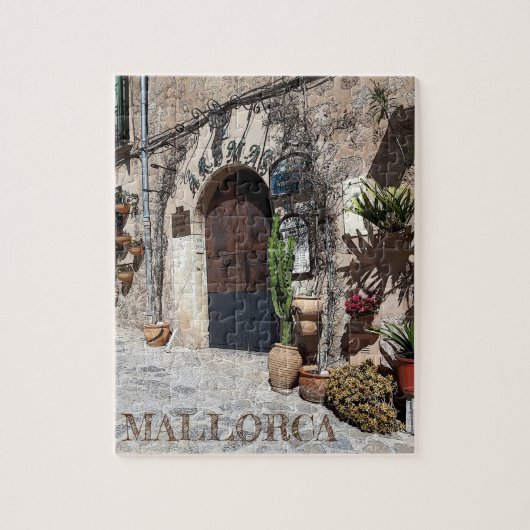 puzzle de Valldemossa en Mallorca - Majorca ジグソーパズル (縦)