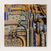 Puzzle detalle ceramica Plaza de España, Sevilla ジグソーパズル (横)