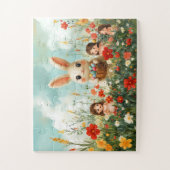 Puzzle Enfant 30 Pièces - Chasse aux Œufs de Pâque ジグソーパズル (縦)