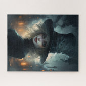 Puzzle Eyes of the Mysterious Woman ジグソーパズル (横)