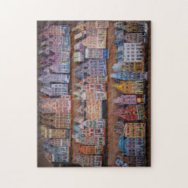 Puzzle "Fachadas de Ámsterdam" ジグソーパズル