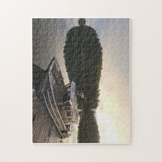 Puzzle fishing boat ジグソーパズル (縦)