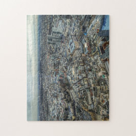 Puzzle “Frankfurt desde el cielo – Trama urbana” ジグソーパズル